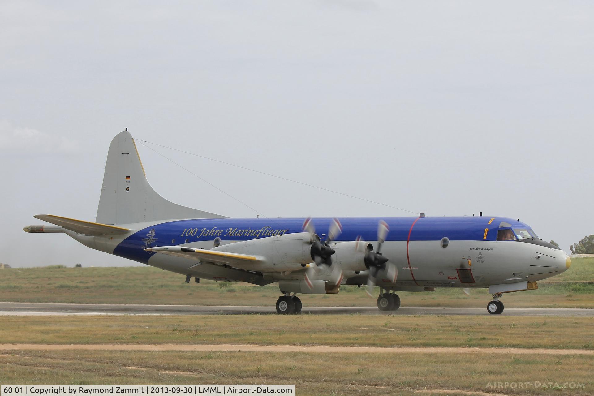 60 01, Lockheed P-3C-II Orion C/N 285E-5737, P3 Orion 60-01 German Navy