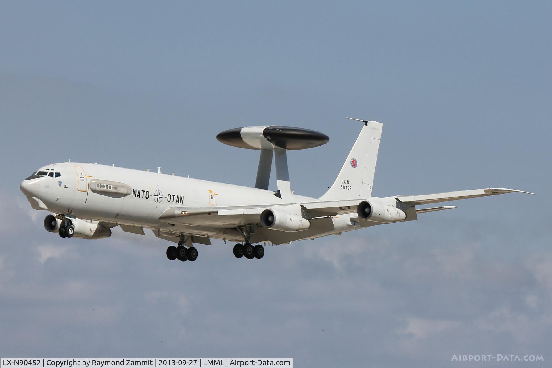 LX-N90452, 1983 Boeing E-3A Sentry C/N 22847, E3A Sentry LX-N90452 Nato