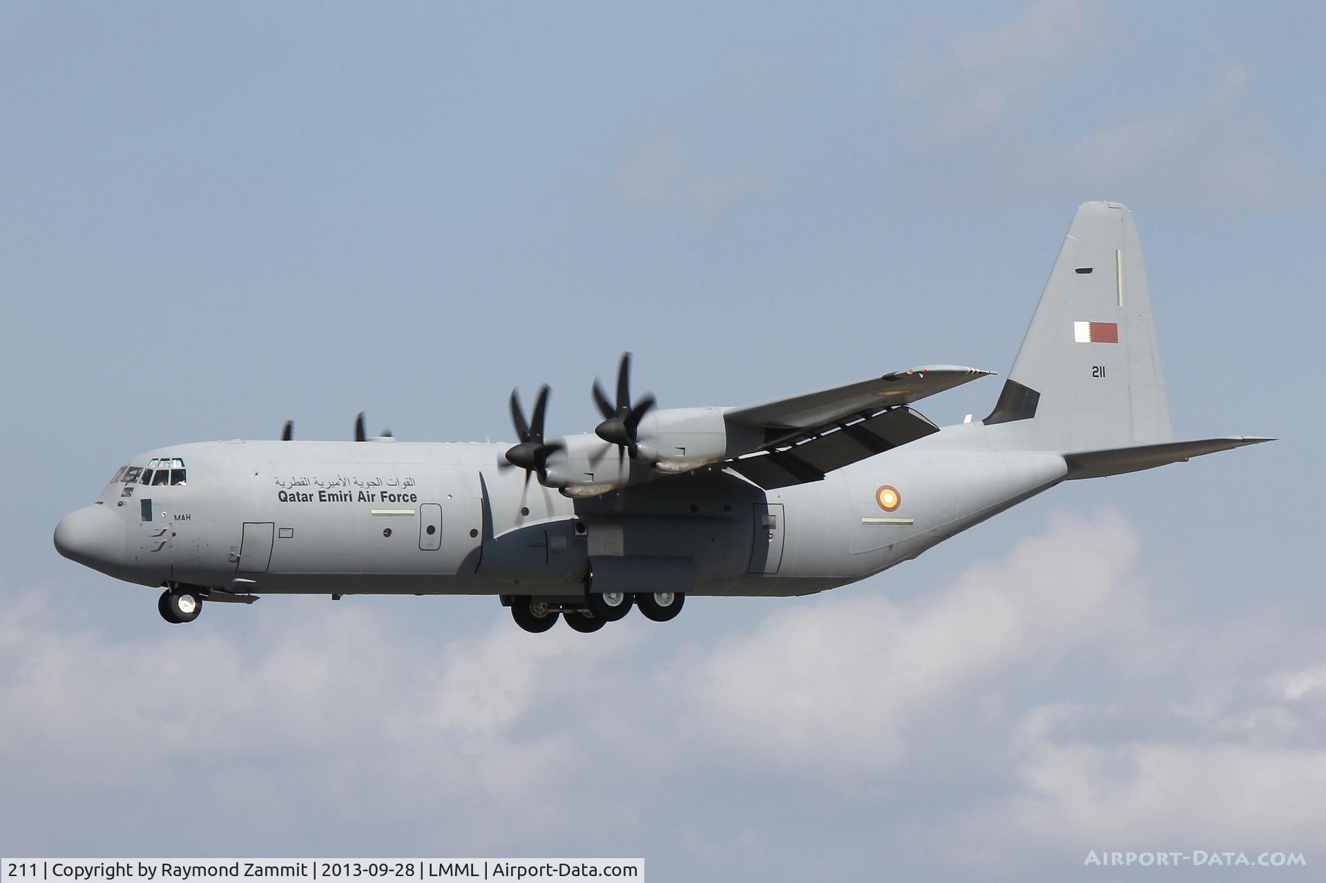 211, 2011 Lockheed Martin C-130J-30 Super Hercules C/N 382-5662, C130J Hercules 211(MAH) Qatari Emiri Air Force