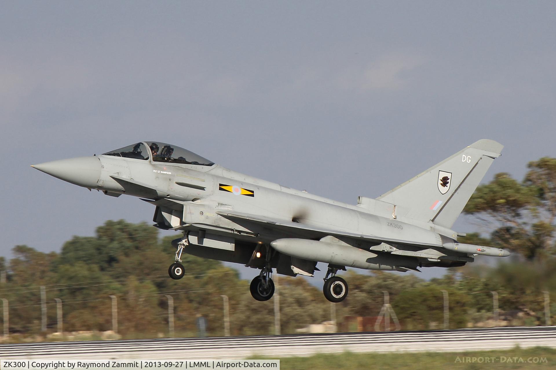 ZK300, 2009 Eurofighter EF-2000 Typhoon FGR.4 C/N BS052, Eurofighter ZK300/DG Royal Air Force