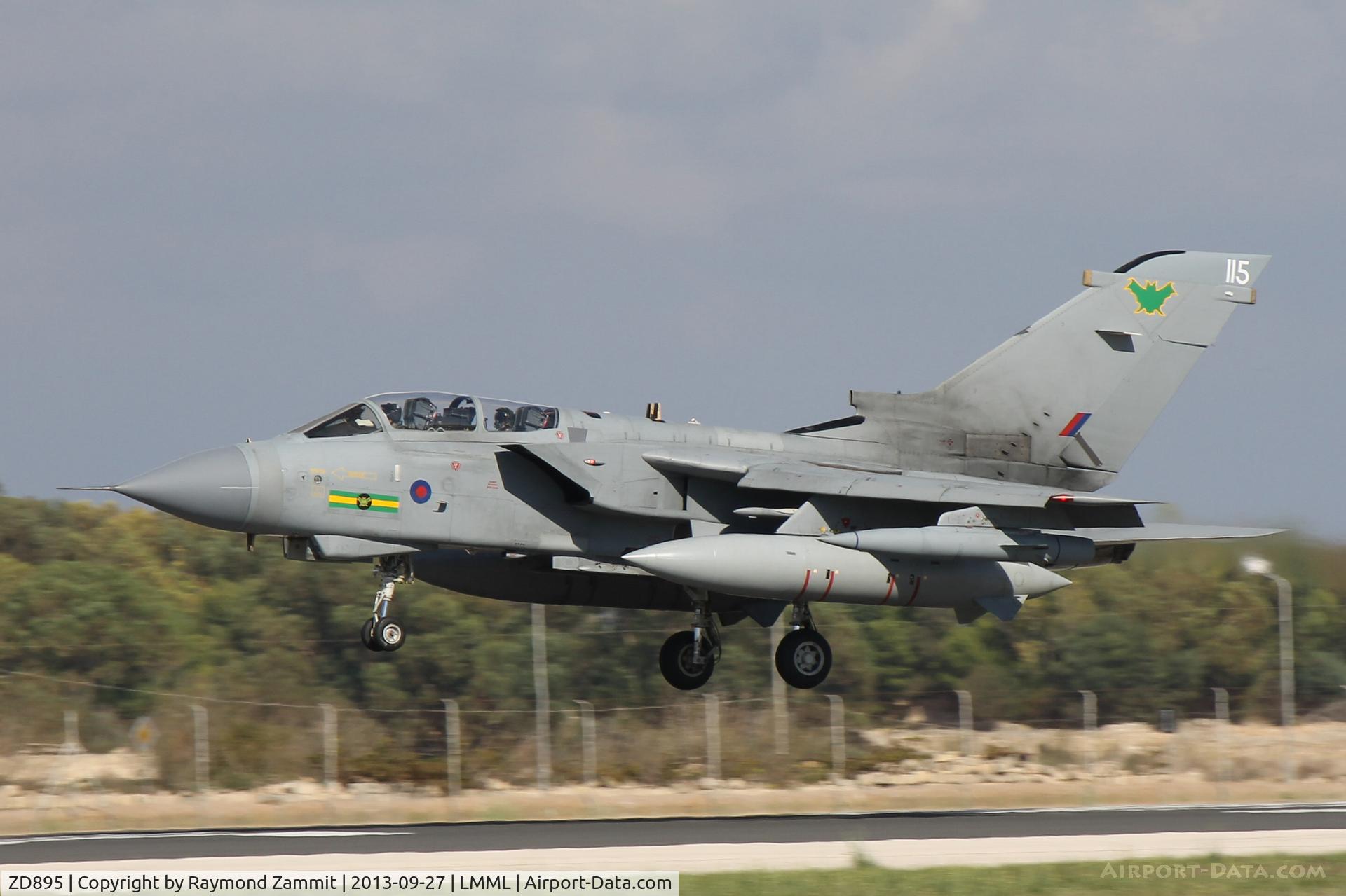 ZD895, 1985 Panavia Tornado GR.4 C/N 477/BS155/3216, Tornado GR4 ZD895/115 9Sqd RAF