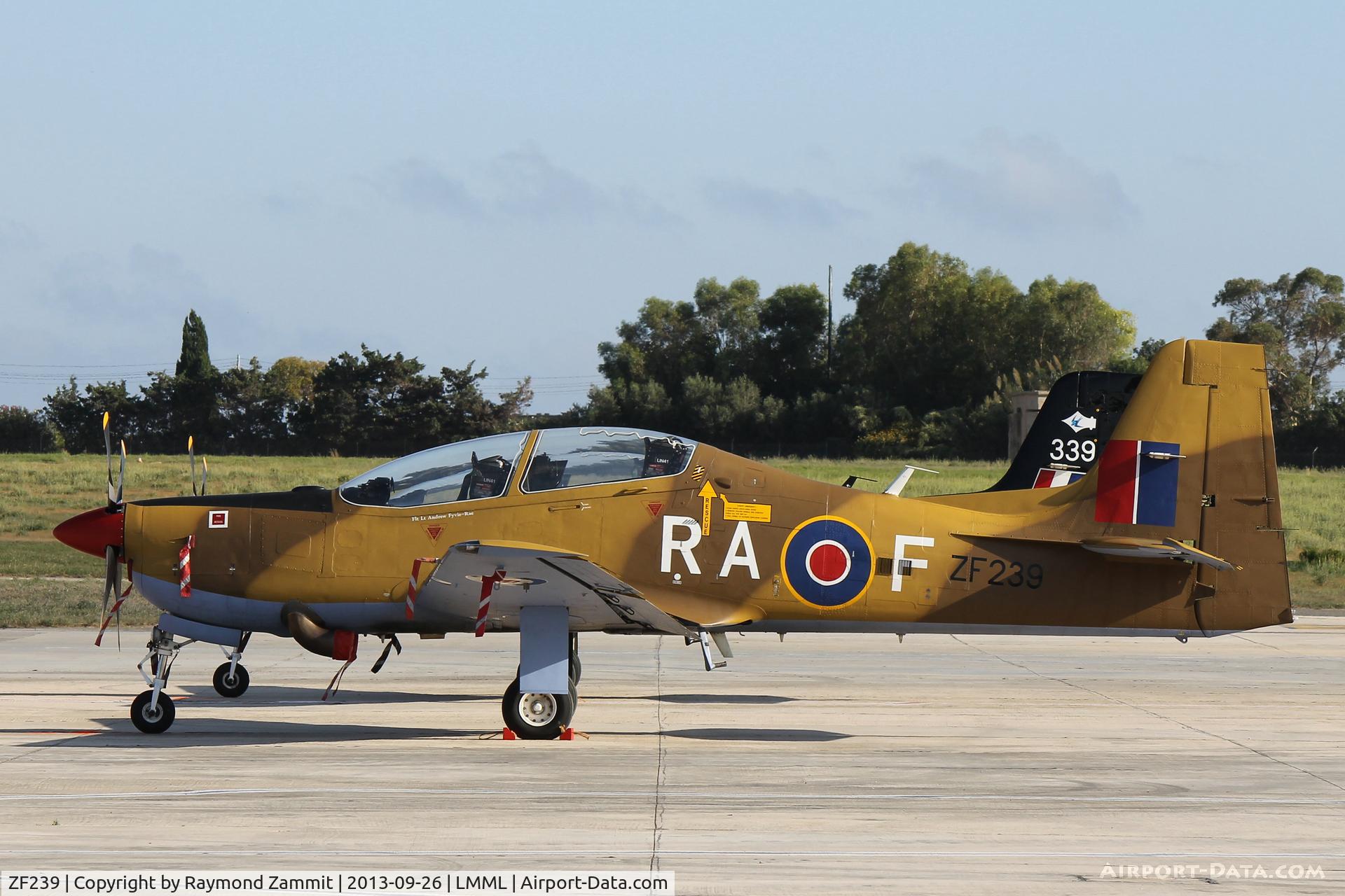 ZF239, 1990 Short S-312 Tucano T1 C/N S041/T39, Tucano ZF239 Royal Air Force