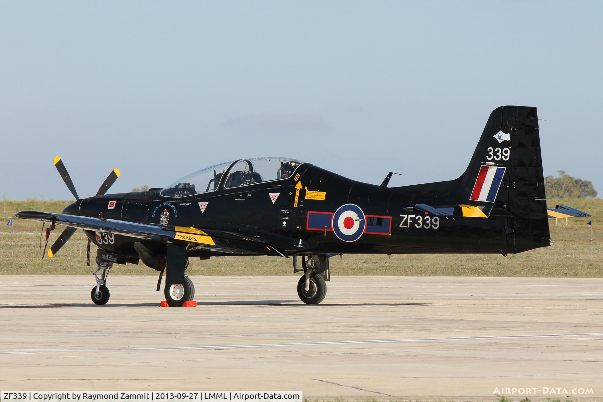 ZF339, 1991 Short S-312 Tucano T1 C/N S103/T74, Tucano ZF339 RAF