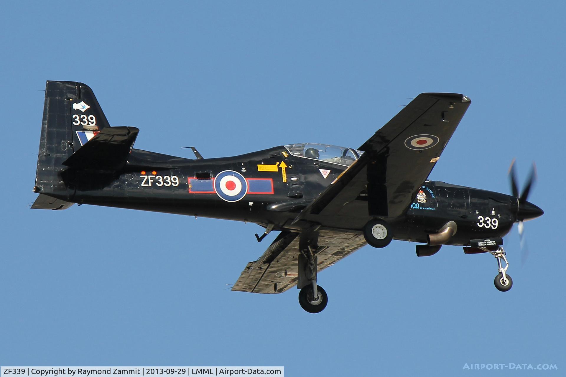 ZF339, 1991 Short S-312 Tucano T1 C/N S103/T74, Tucano ZF339 RAF