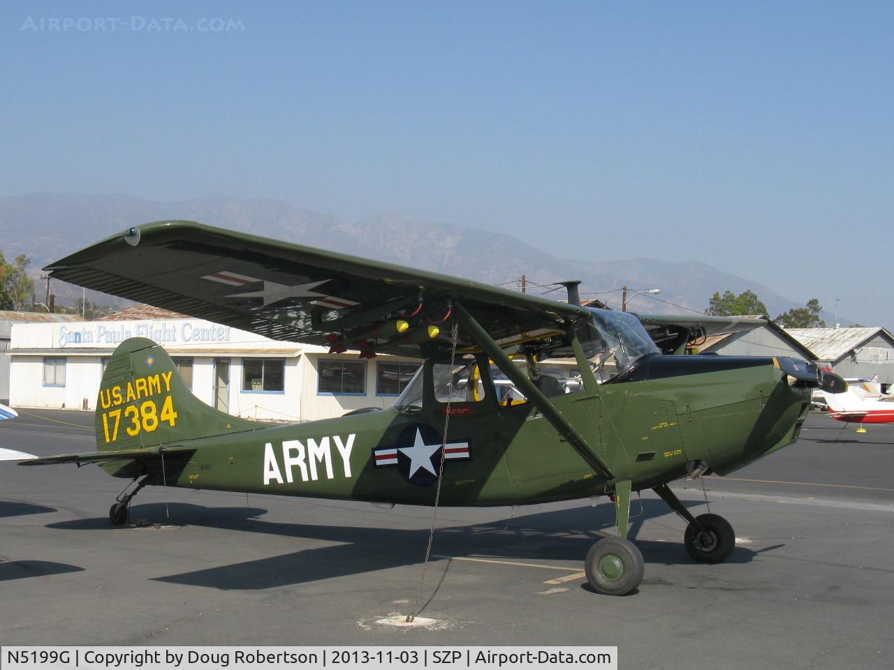 N5199G, 1953 Cessna 305A C/N 22118, 1953 Cessna 305A O-1 BIRD DOG, Continental O-470-11 213 Hp