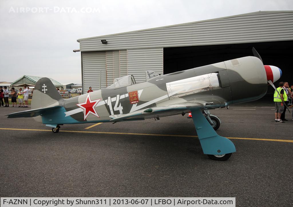 F-AZNN, Yakovlev Yak-11 C/N 25 III/05, Participant of the Muret Airshow 2013