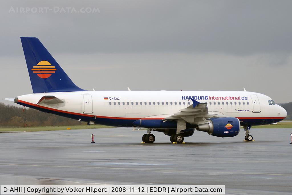 D-AHII, 2008 Airbus A319-111 C/N 3403, at scn