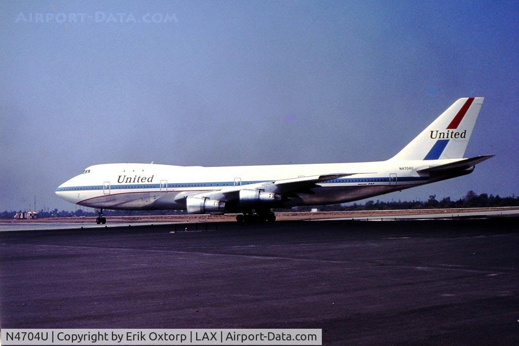 N4704U, 1970 Boeing 747-122 C/N 19754, N4704U in LAX