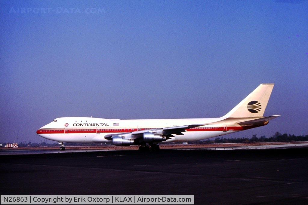 N26863, 1970 Boeing 747-124/SF C/N 19735, N26863 in LAX