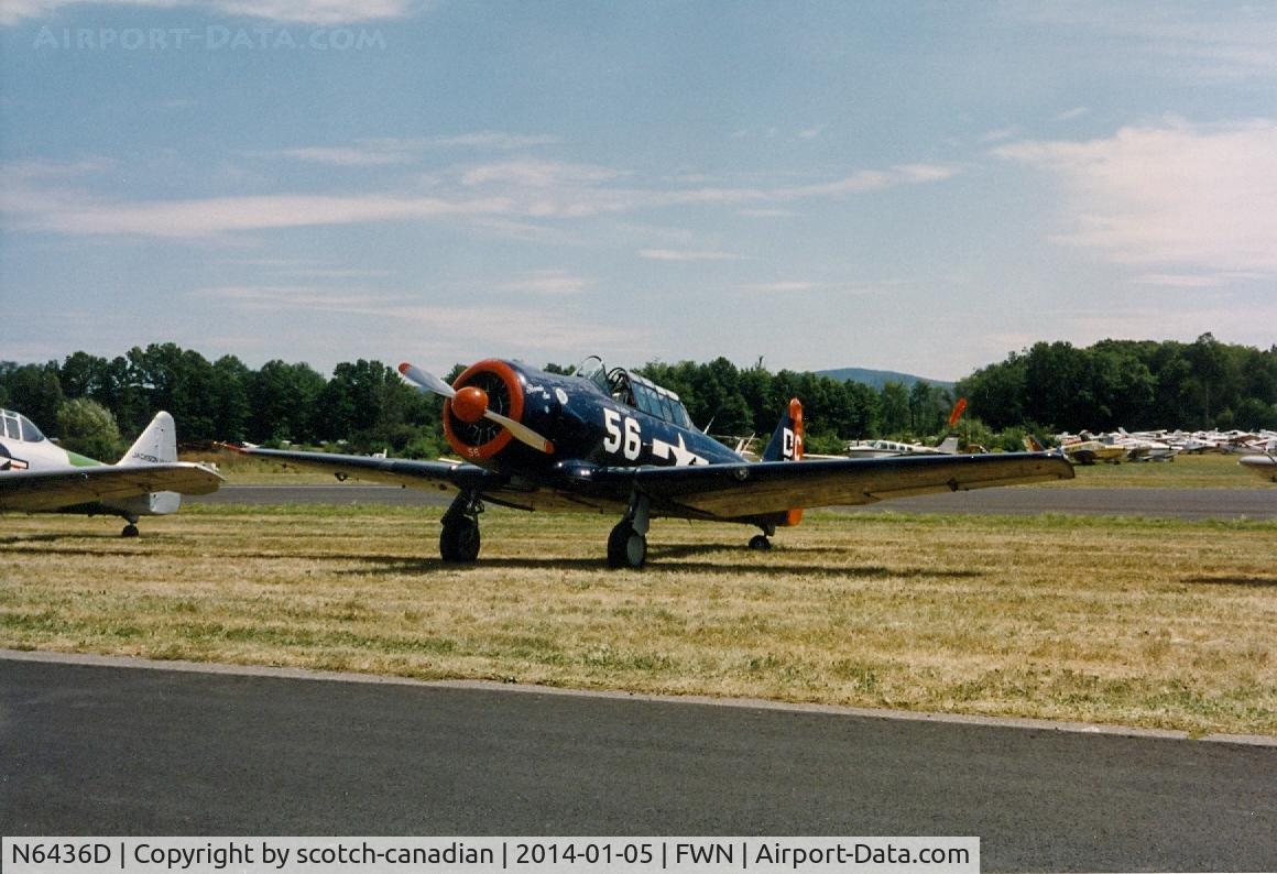 N6436D, 1958 North American SNJ-5 Texan C/N 88-16388, North American SNJ  at the 1993 Sussex Air Show, Sussex, NJ