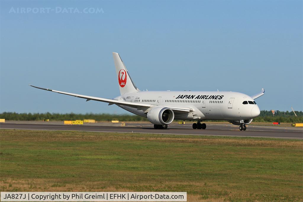 JA827J, 2011 Boeing 787-8 Dreamliner C/N 34837, Taken at EFHK.