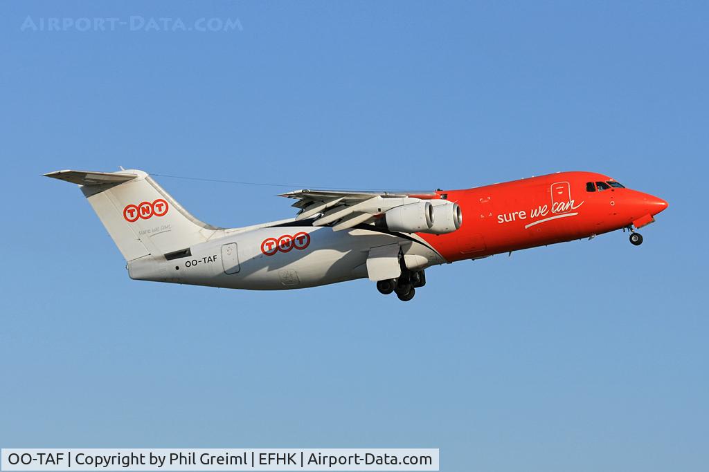 OO-TAF, 1990 British Aerospace BAe-146-300QT Quiet Trader C/N E3186, Taken at EFHK.