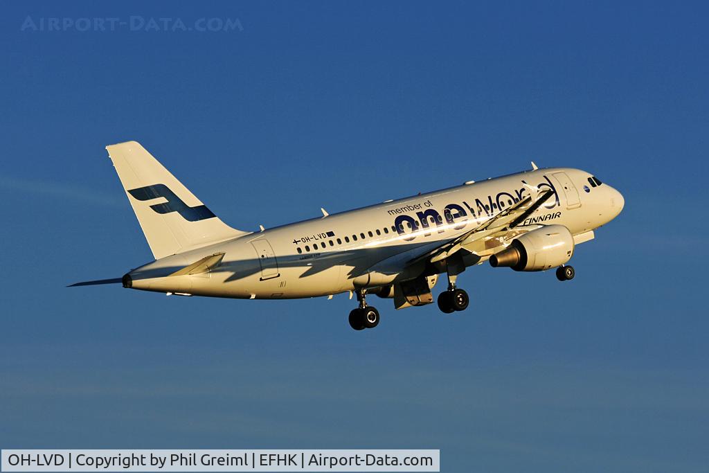 OH-LVD, 2000 Airbus A319-112 C/N 1352, Taken at EFHK.