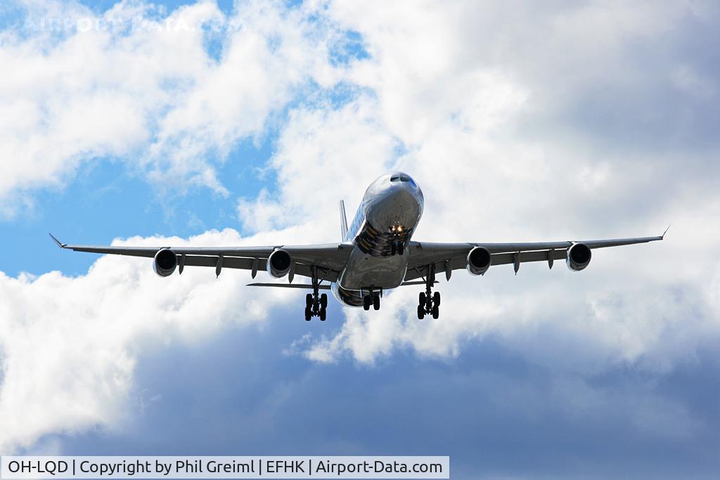 OH-LQD, 2008 Airbus A340-313X C/N 921, Taken at EFHK.