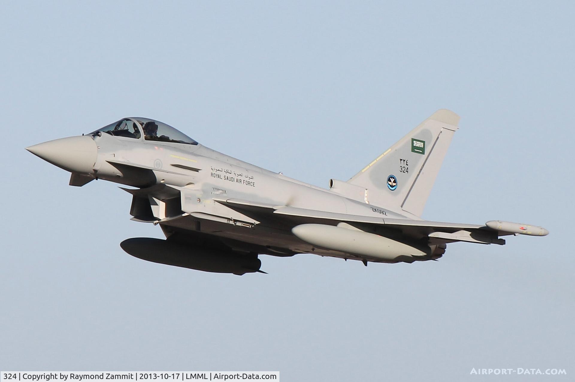 324, 2013 Eurofighter EF-2000 Typhoon F2 C/N 353/CS020, Eurofighter Typhoon EF2000 GR4 ZK092(324)
Royal Saudi Air Force