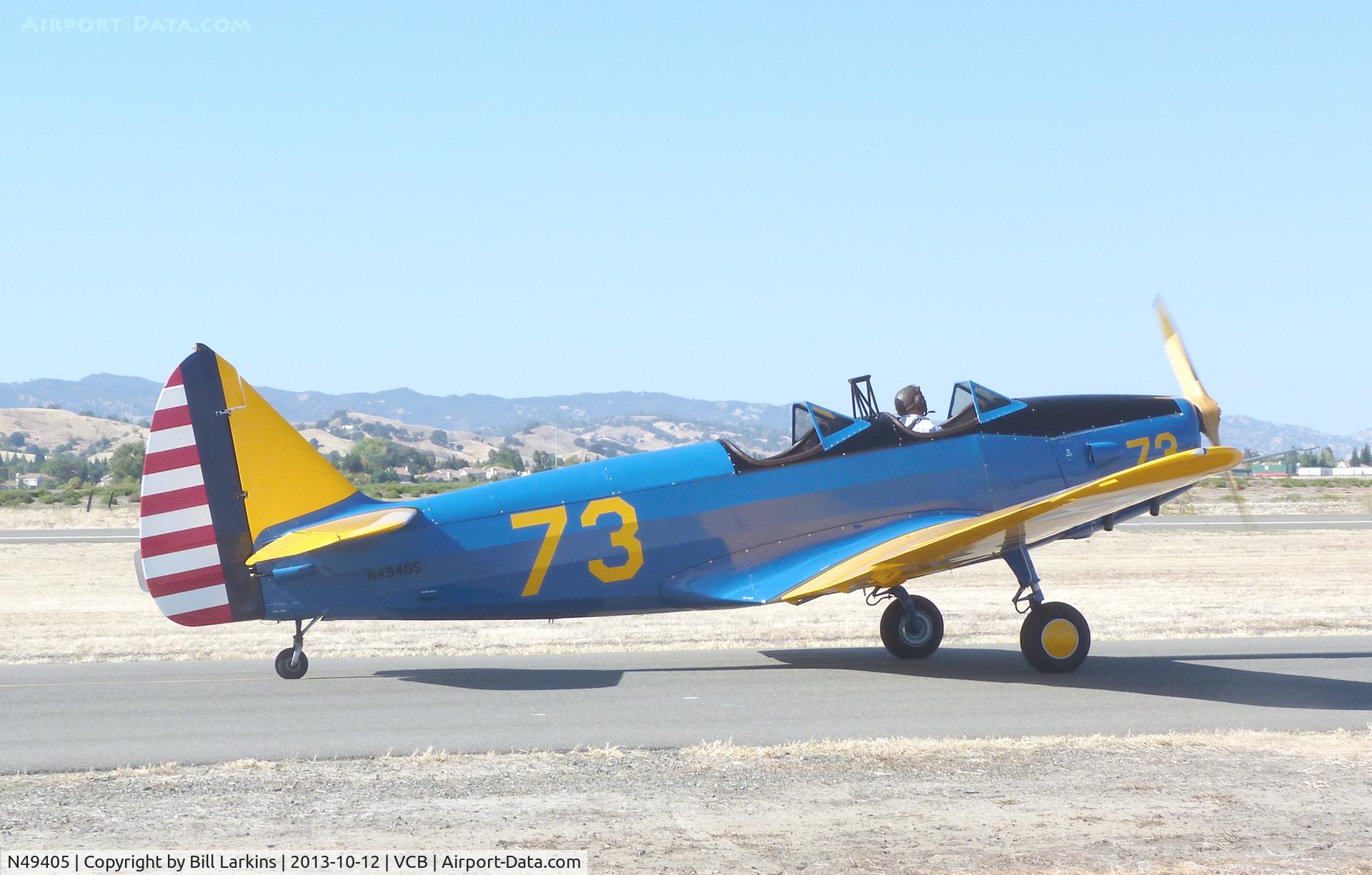 N49405, 1943 Fairchild M-62A C/N T43-5258, Visitor for Mustang Day