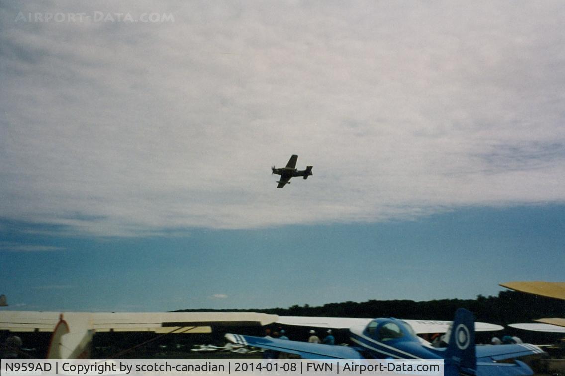 N959AD, Douglas A-1D Skyraider (AD-4NA) C/N 7759, Douglas AD-4N Skyraider, N959AD, at the 1993 Sussex Air Show, Sussex, NJ