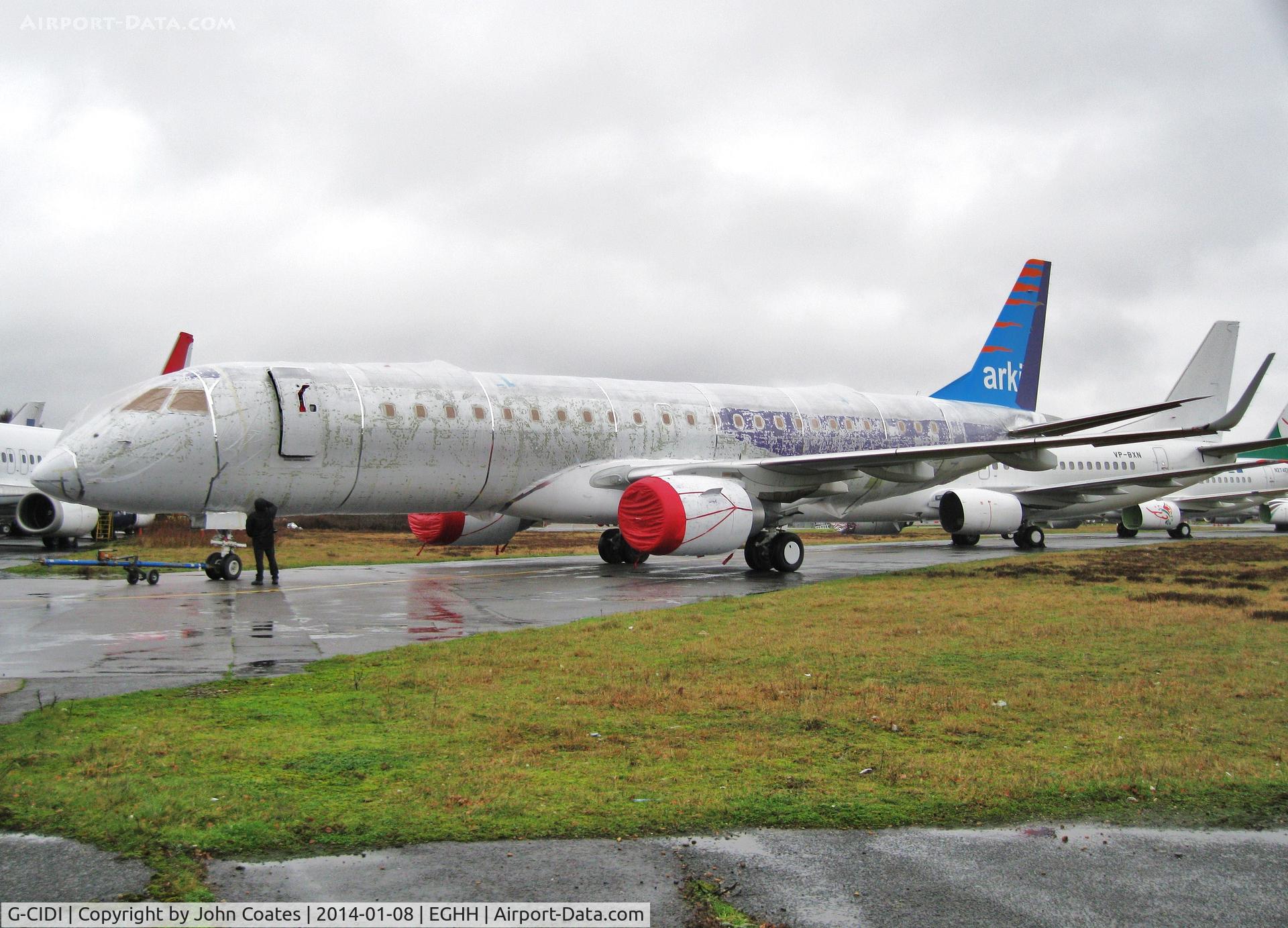 G-CIDI, 2013 Embraer 190LR (ERJ-190-100LR) C/N 19000616, Reported some body repairs required before painting is completed