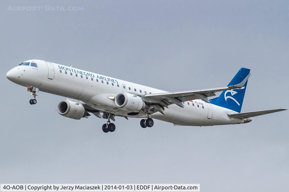 4O-AOB, 2009 Embraer 195LR (ERJ-190-200LR) C/N 19000283, Embraer ERJ-190-200LR 195LR