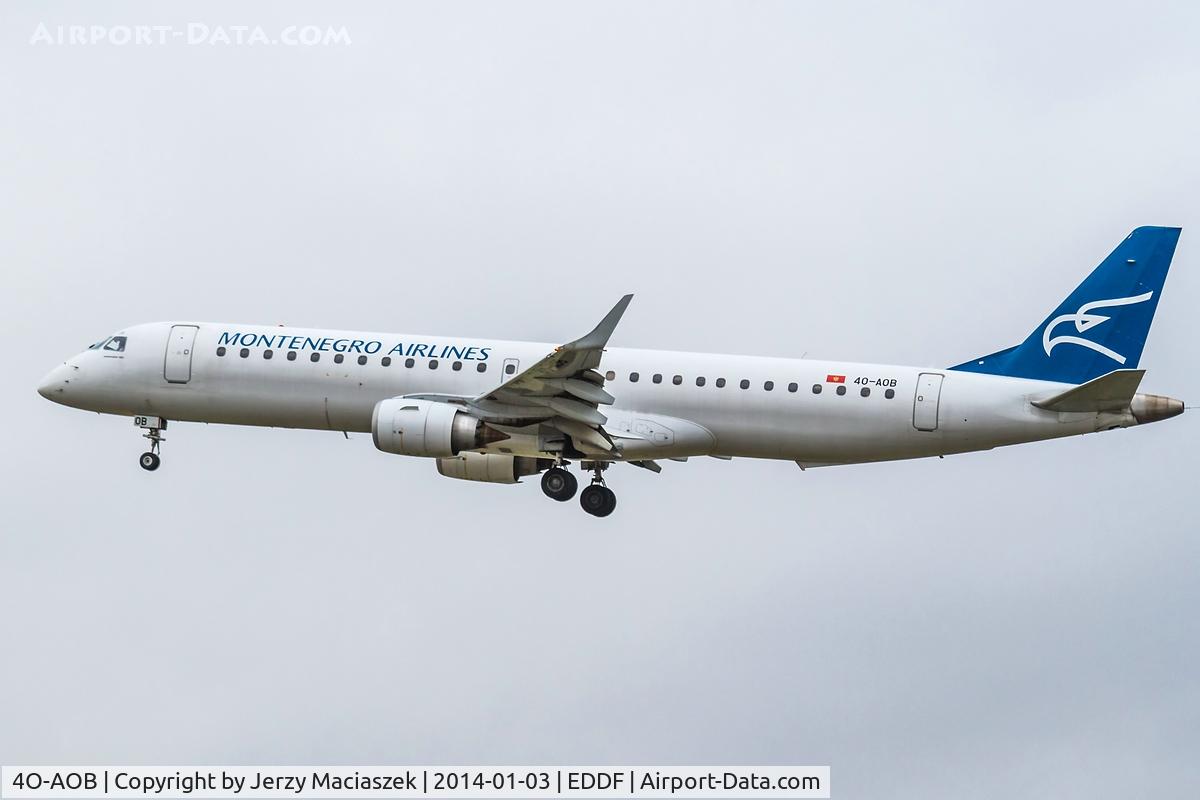 4O-AOB, 2009 Embraer 195LR (ERJ-190-200LR) C/N 19000283, Embraer ERJ-190-200LR 195LR