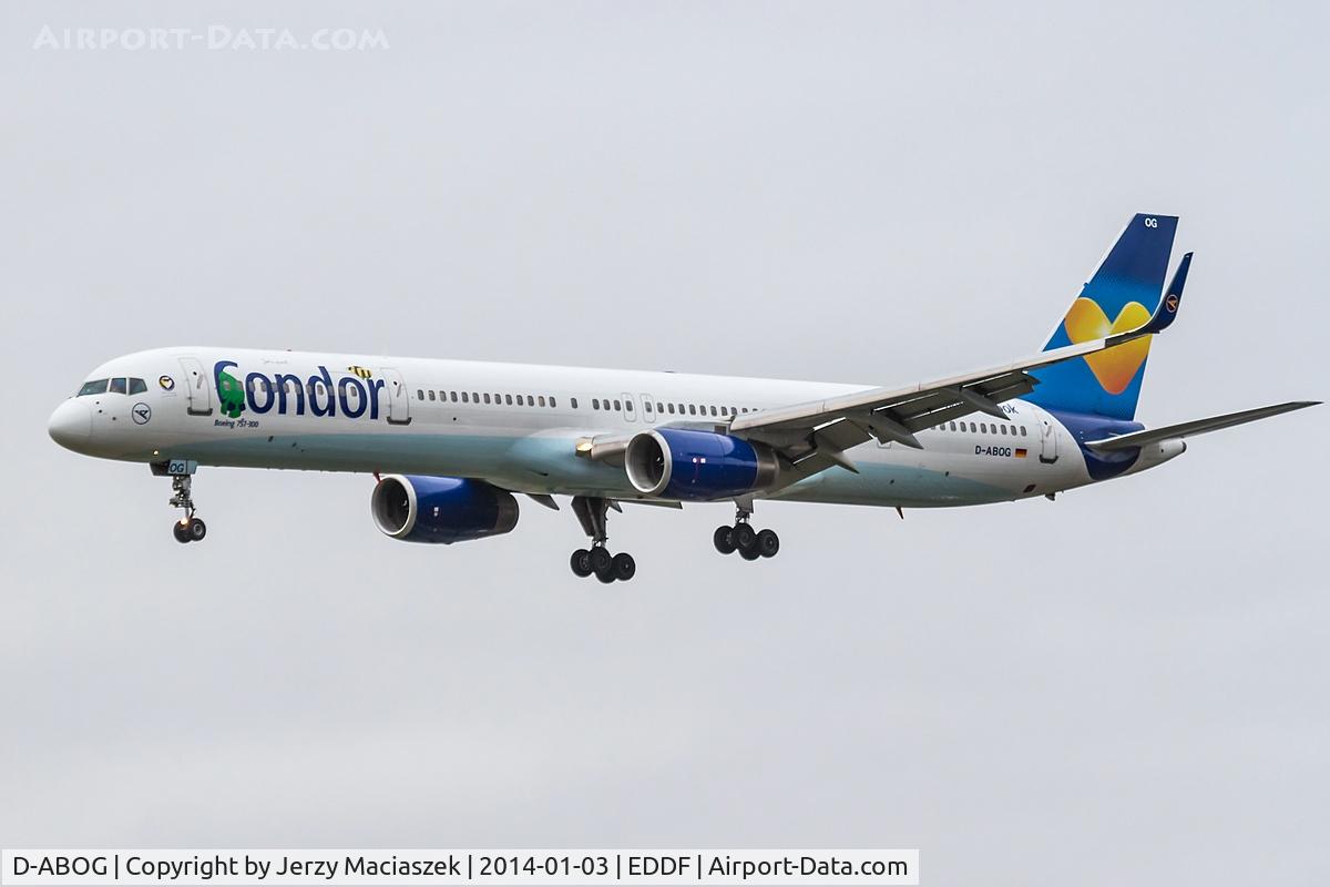 D-ABOG, 1999 Boeing 757-330 C/N 29014, Boeing 757-330