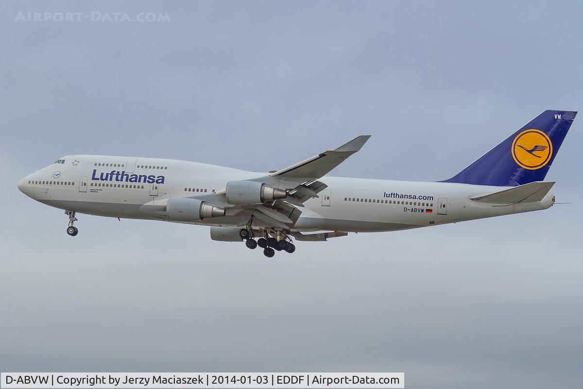 D-ABVW, 1999 Boeing 747-430 C/N 29493, Boeing 747-430