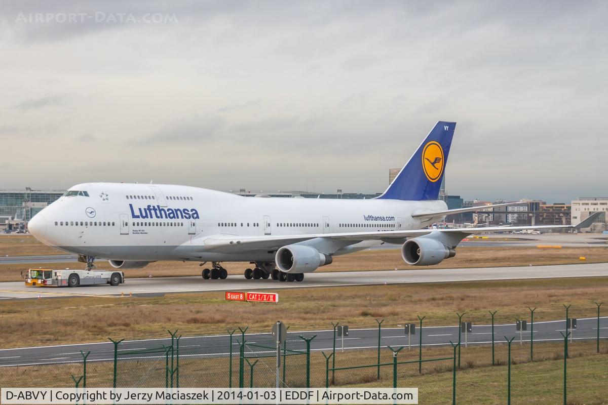 D-ABVY, 2000 Boeing 747-430 C/N 29869, Boeing 747-430
