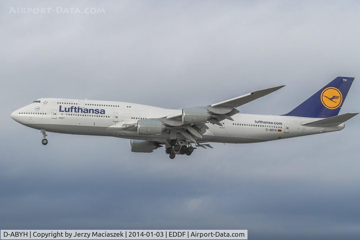 D-ABYH, 2013 Boeing 747-830 C/N 37832, Boeing 747-830