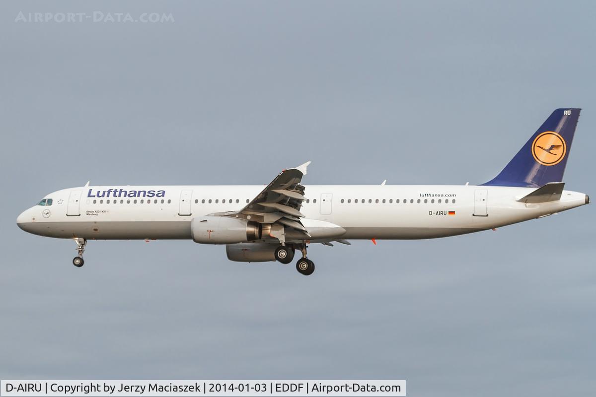D-AIRU, 1997 Airbus A321-131 C/N 692, Airbus A321-131