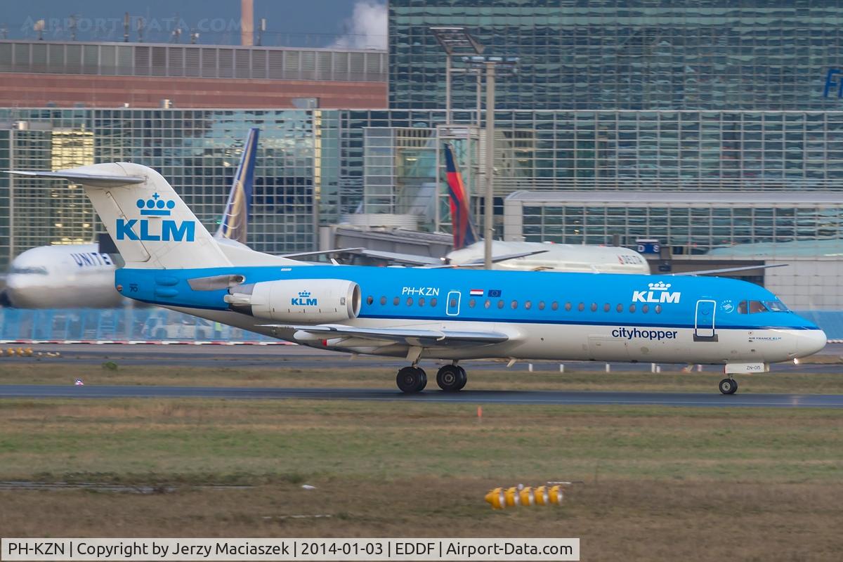 PH-KZN, 1995 Fokker 70 (F-28-0070) C/N 11553, Fokker 70