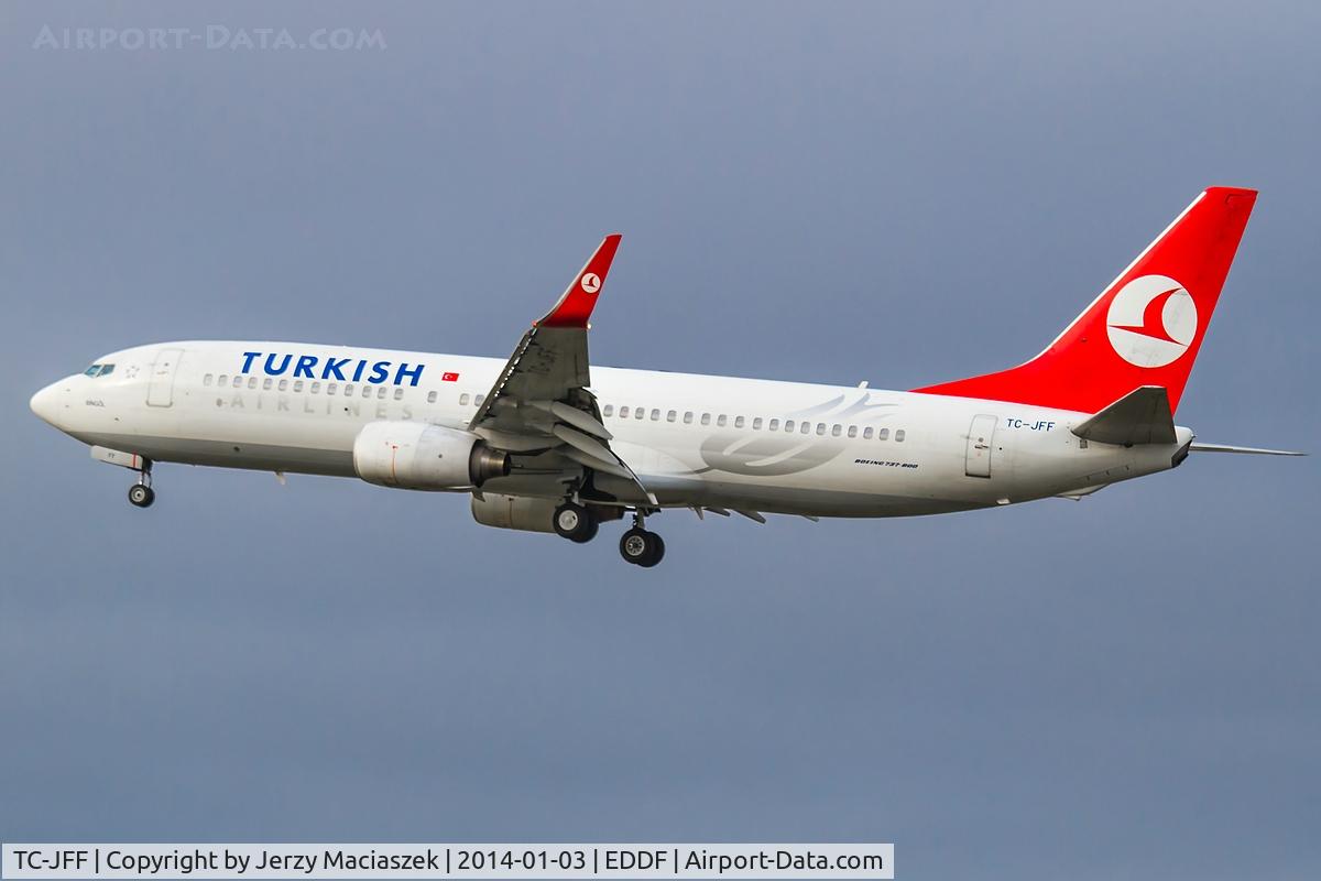 TC-JFF, 1998 Boeing 737-8F2 C/N 29768, Boeing 737-8F2