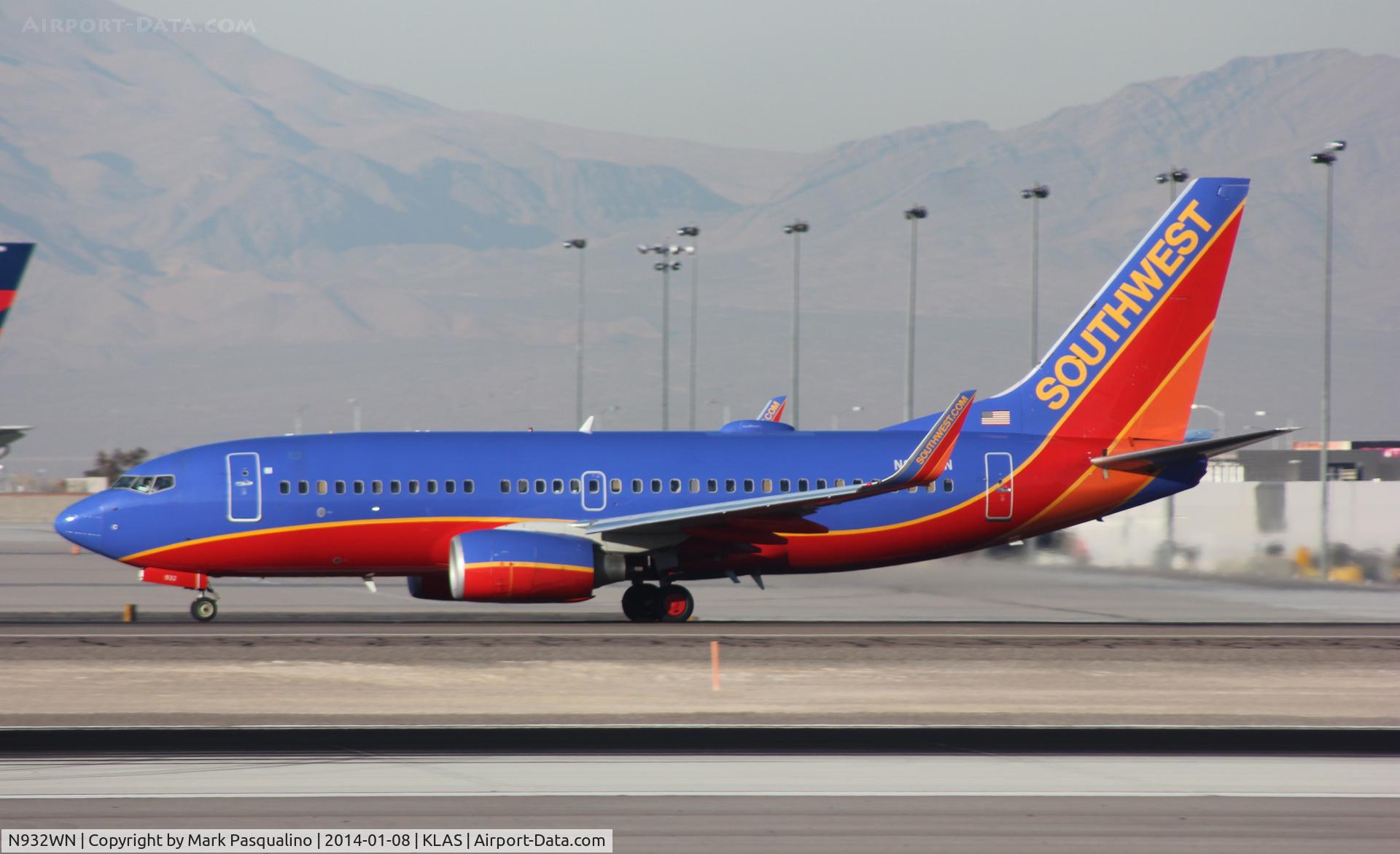 N932WN, 2009 Boeing 737-7H4 C/N 36639, Boeing 737-700