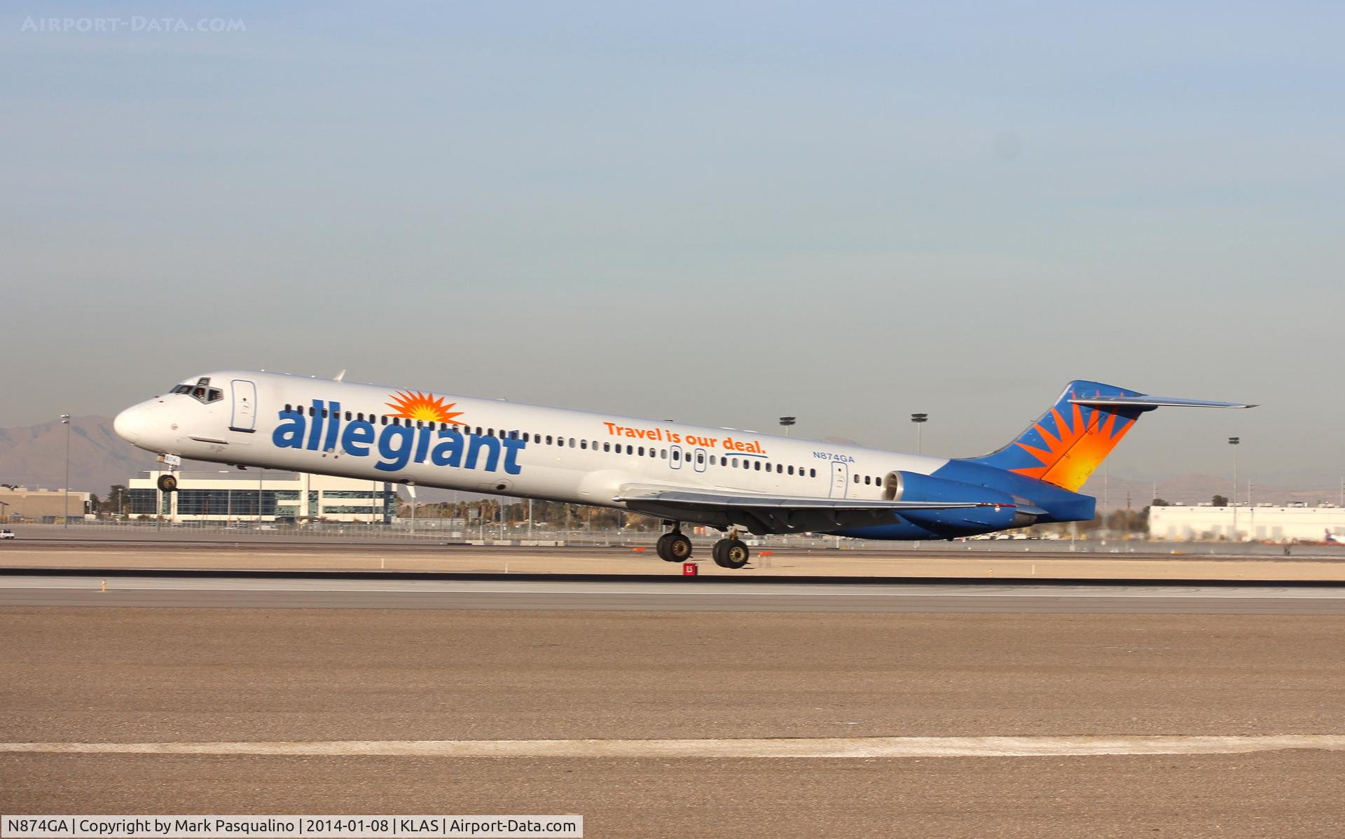 N874GA, 1987 McDonnell Douglas MD-83 (DC-9-83) C/N 49643, MD-83