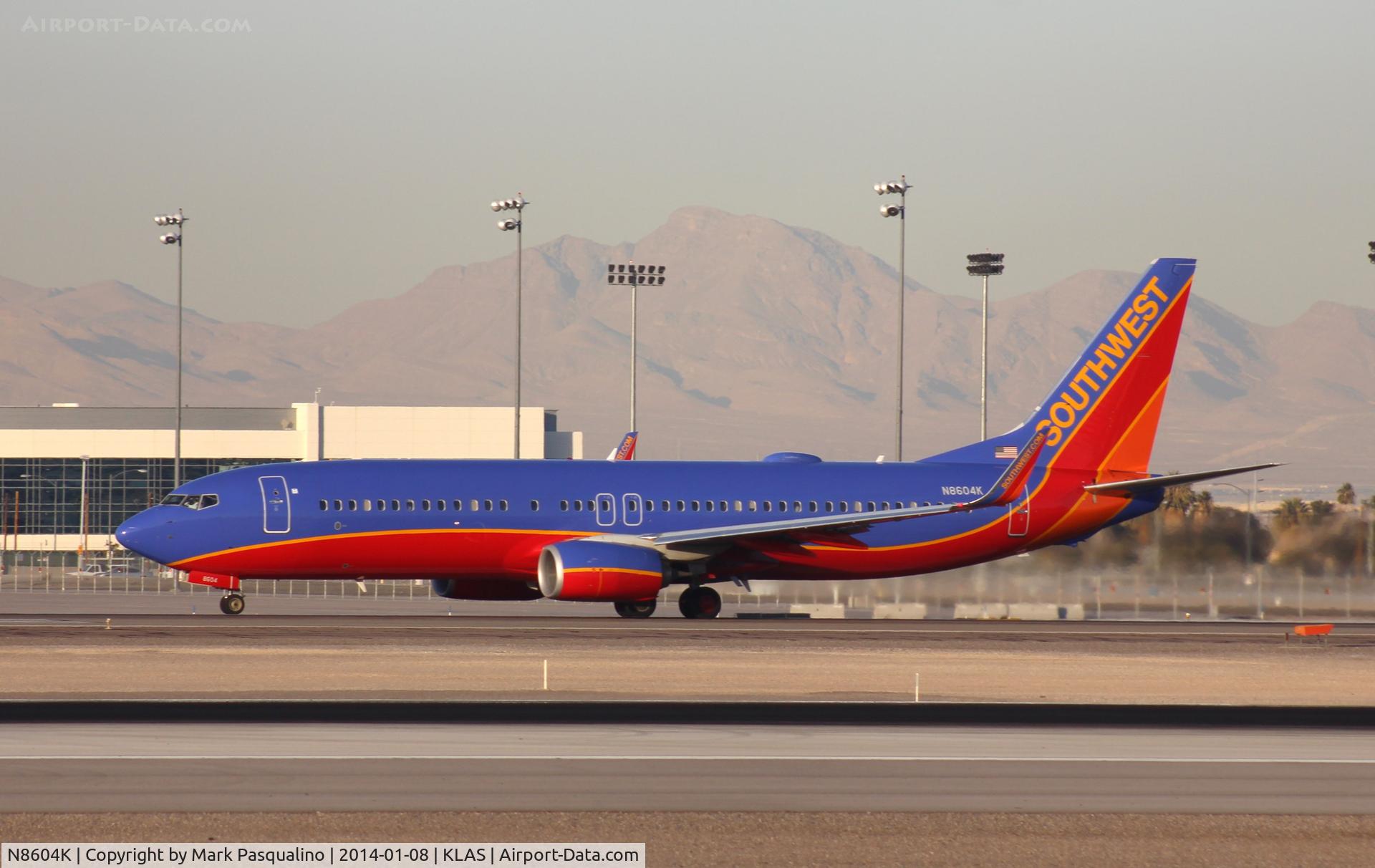 N8604K, 2012 Boeing 737-8H4 C/N 39883, Boeing 737-800