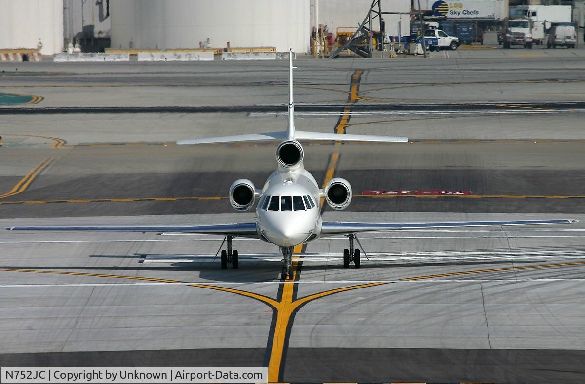 N752JC, 1980 Dassault Falcon 50 C/N 28, Manhattan Travel, LLC Falcon 50 in California.
