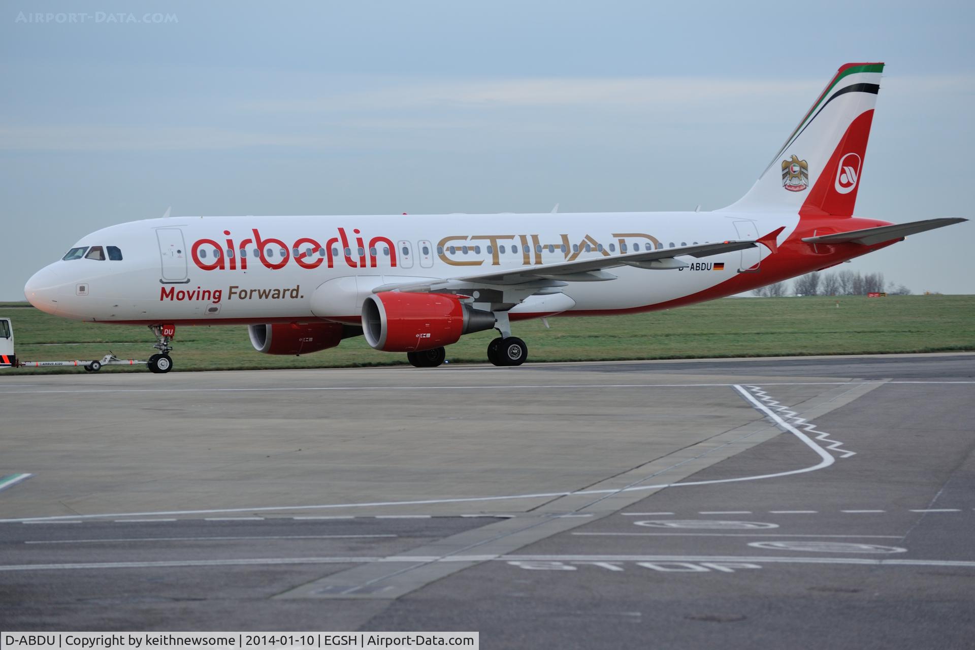 D-ABDU, 2008 Airbus A320-214 C/N 3516, Very special colour scheme !