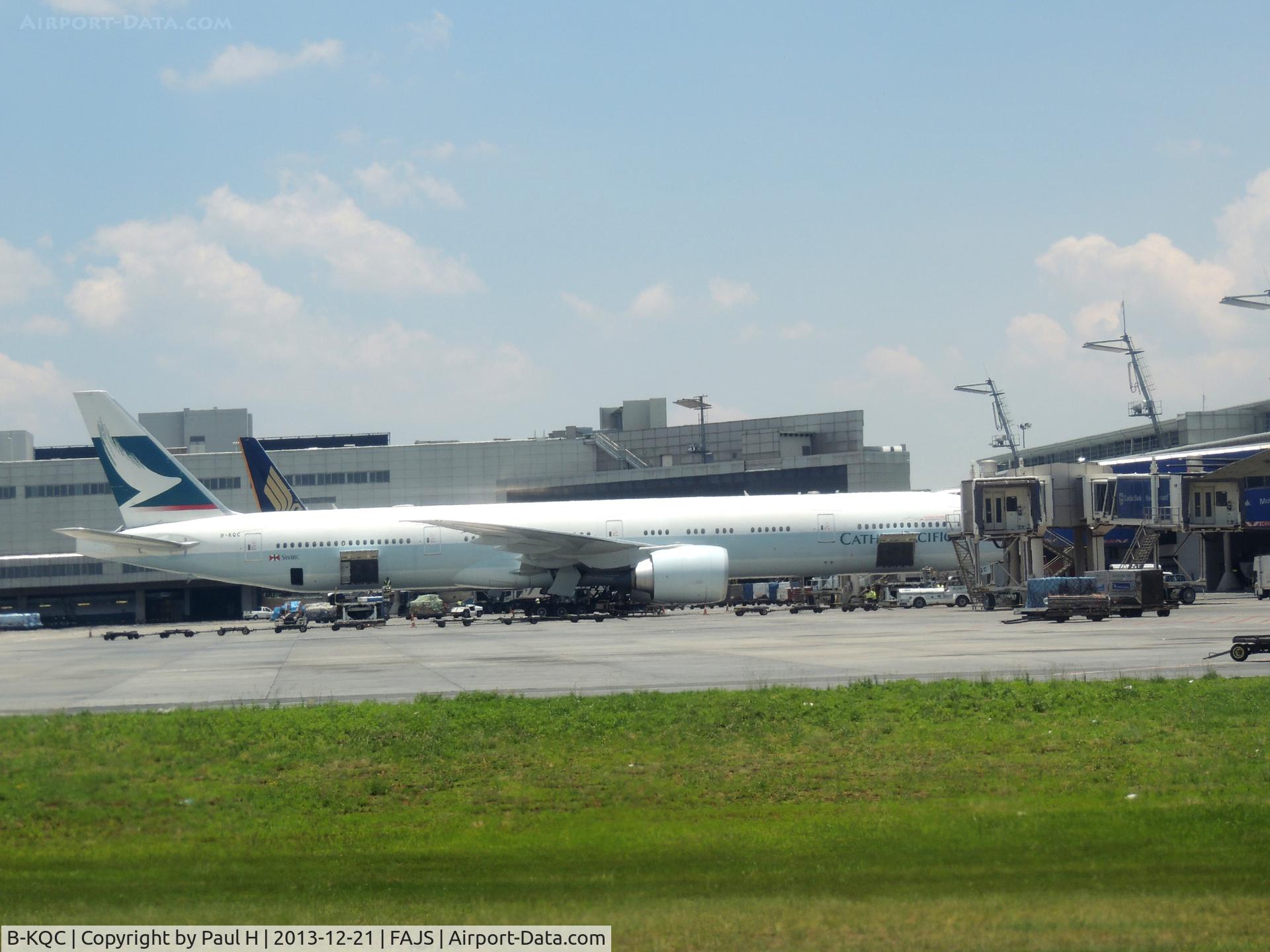 B-KQC, 2012 Boeing 777-367/ER C/N 39236, Cathay Pacific B777 at JNB