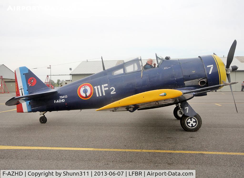 F-AZHD, North American NA-68 C/N SA-30, Participant of the Muret Airshow 2013
