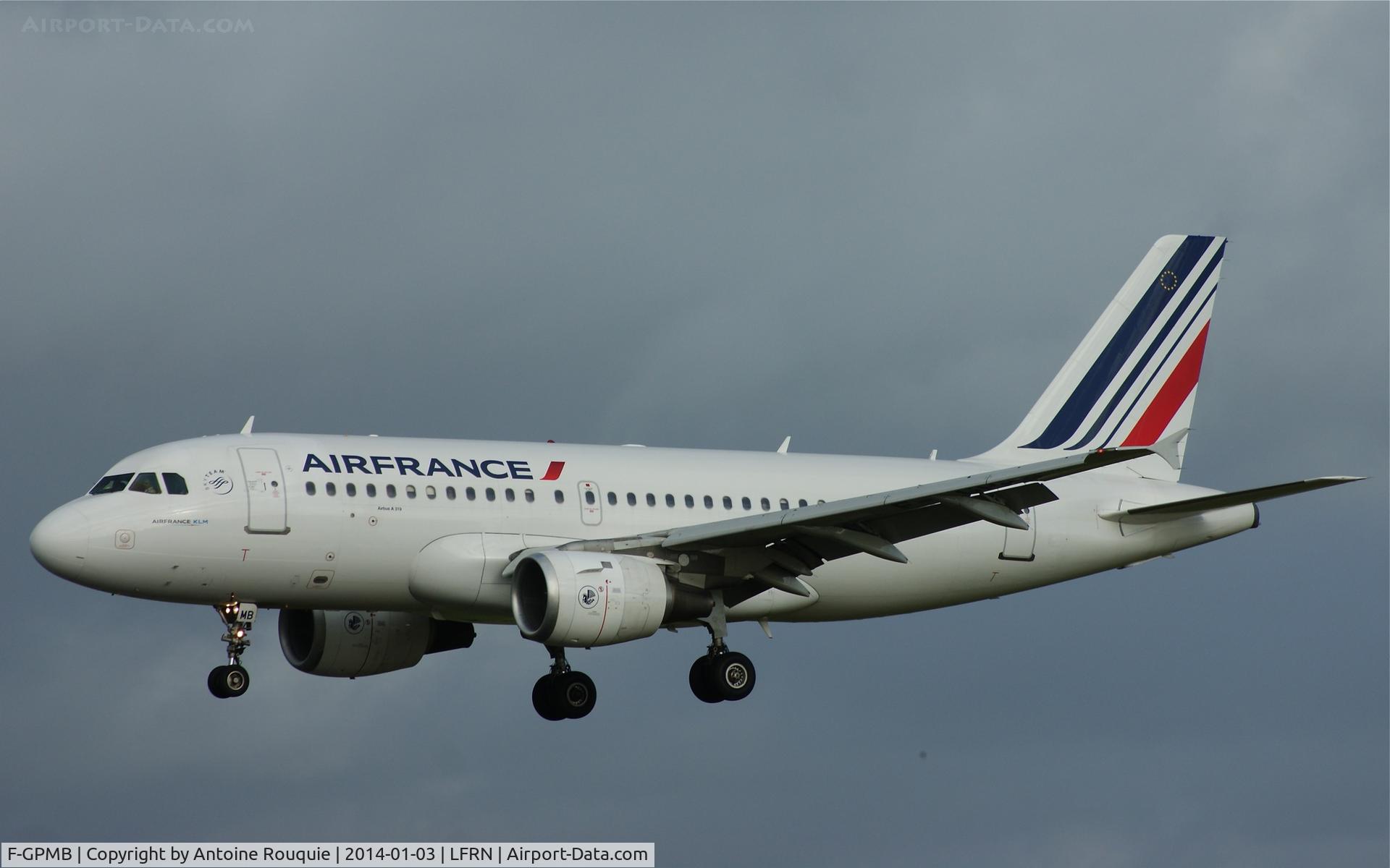 F-GPMB, 1996 Airbus A319-113 C/N 600, F-GPMB