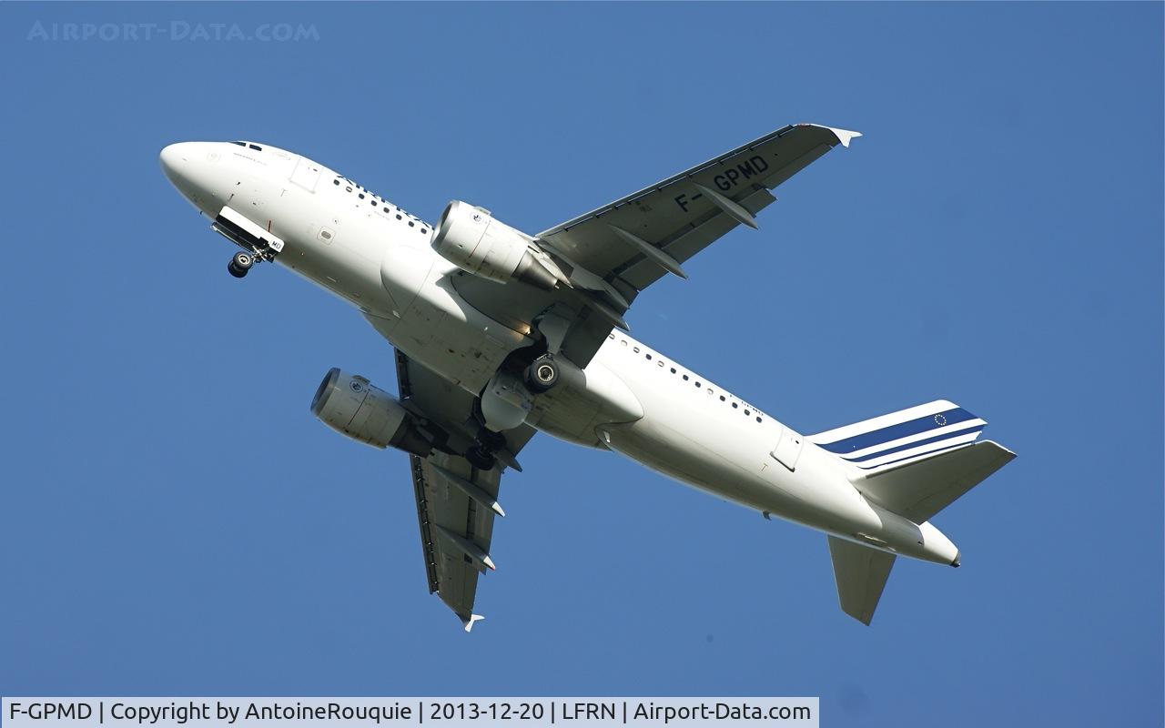 F-GPMD, 1993 Airbus A319-113 C/N 618, Go Around