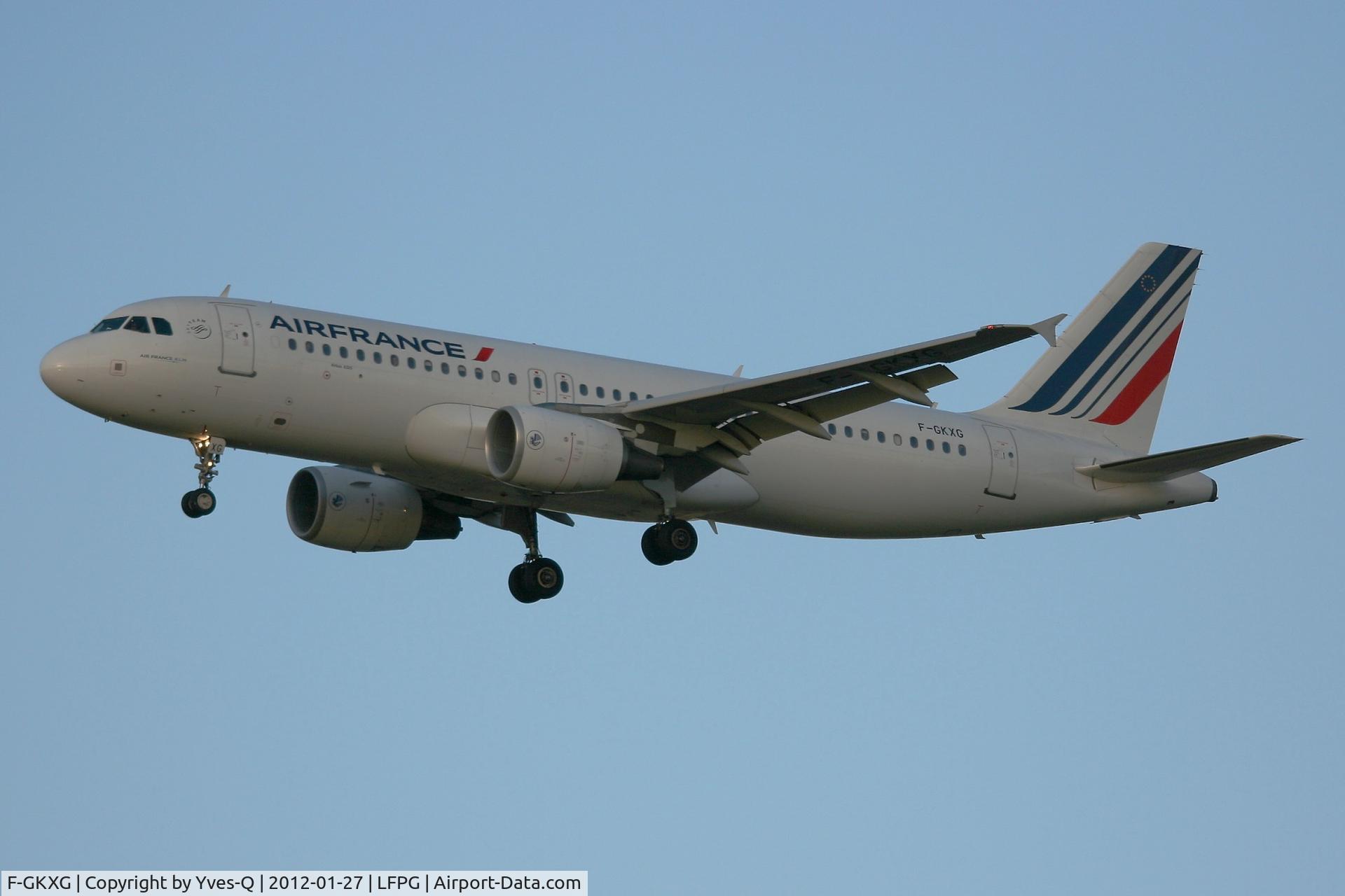 F-GKXG, 2002 Airbus A320-214 C/N 1894, Airbus A320-214, Short Approach Rwy 26L, Roissy Charles De Gaulle Airport (LFPG-CDG)