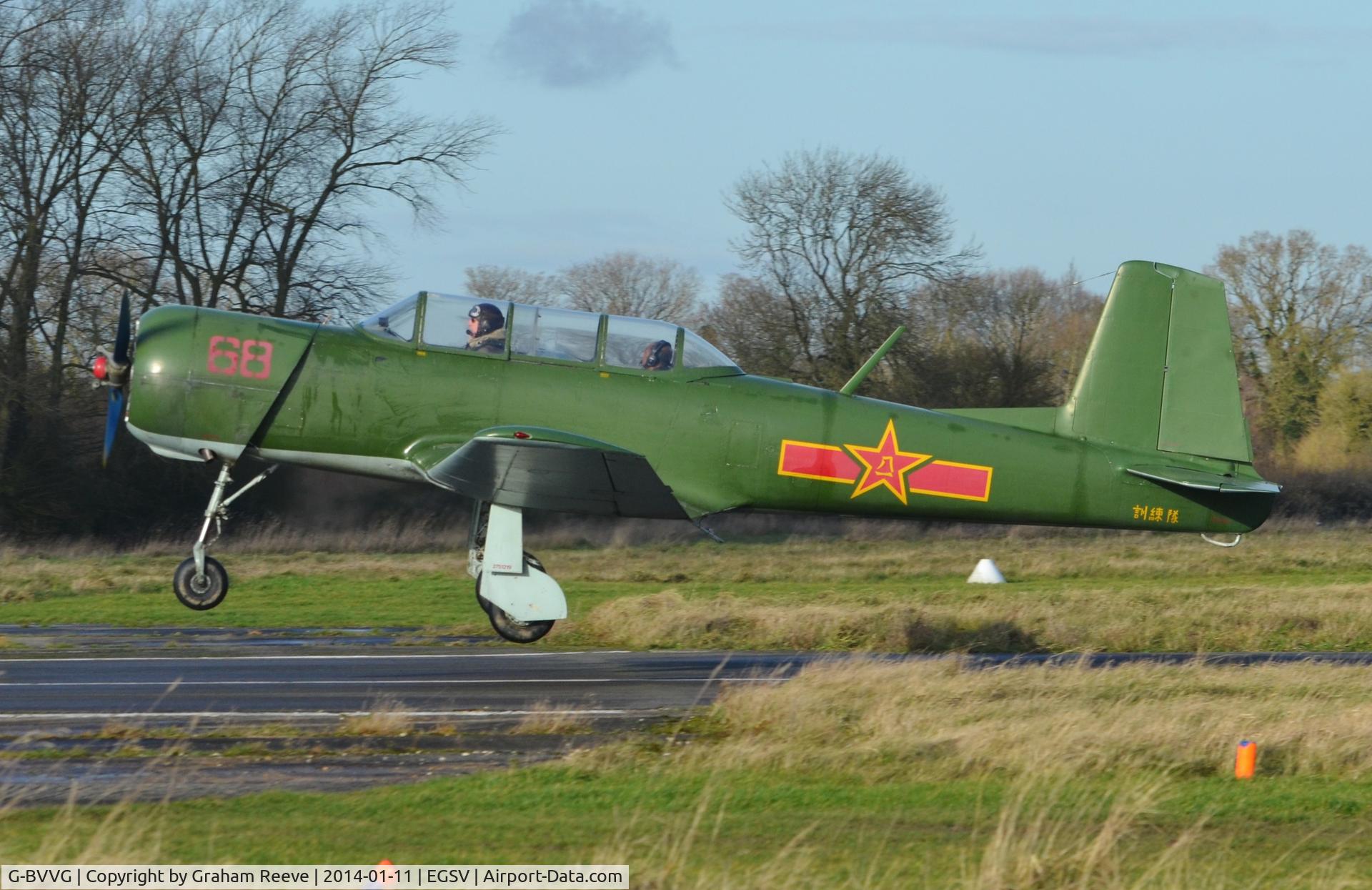 G-BVVG, 1966 Nanchang CJ-6A Chujiao C/N 2751219, Just airbourne.