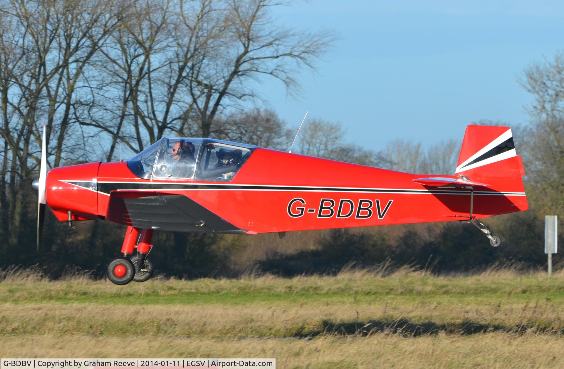 G-BDBV, 1956 Jodel D-11A Club C/N V3, Just airbourne.