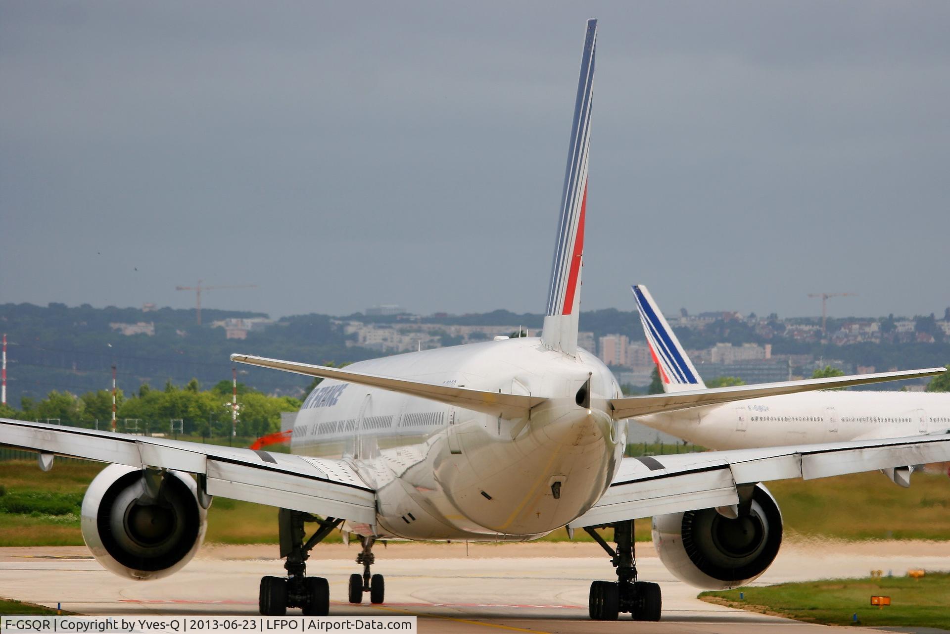 F-GSQR, 2006 Boeing 777-328/ER C/N 35677, Boeing 777-328 (ER), Taxiing  after Landing Rwy 26, Paris-Orly Airport (LFPO-ORY)