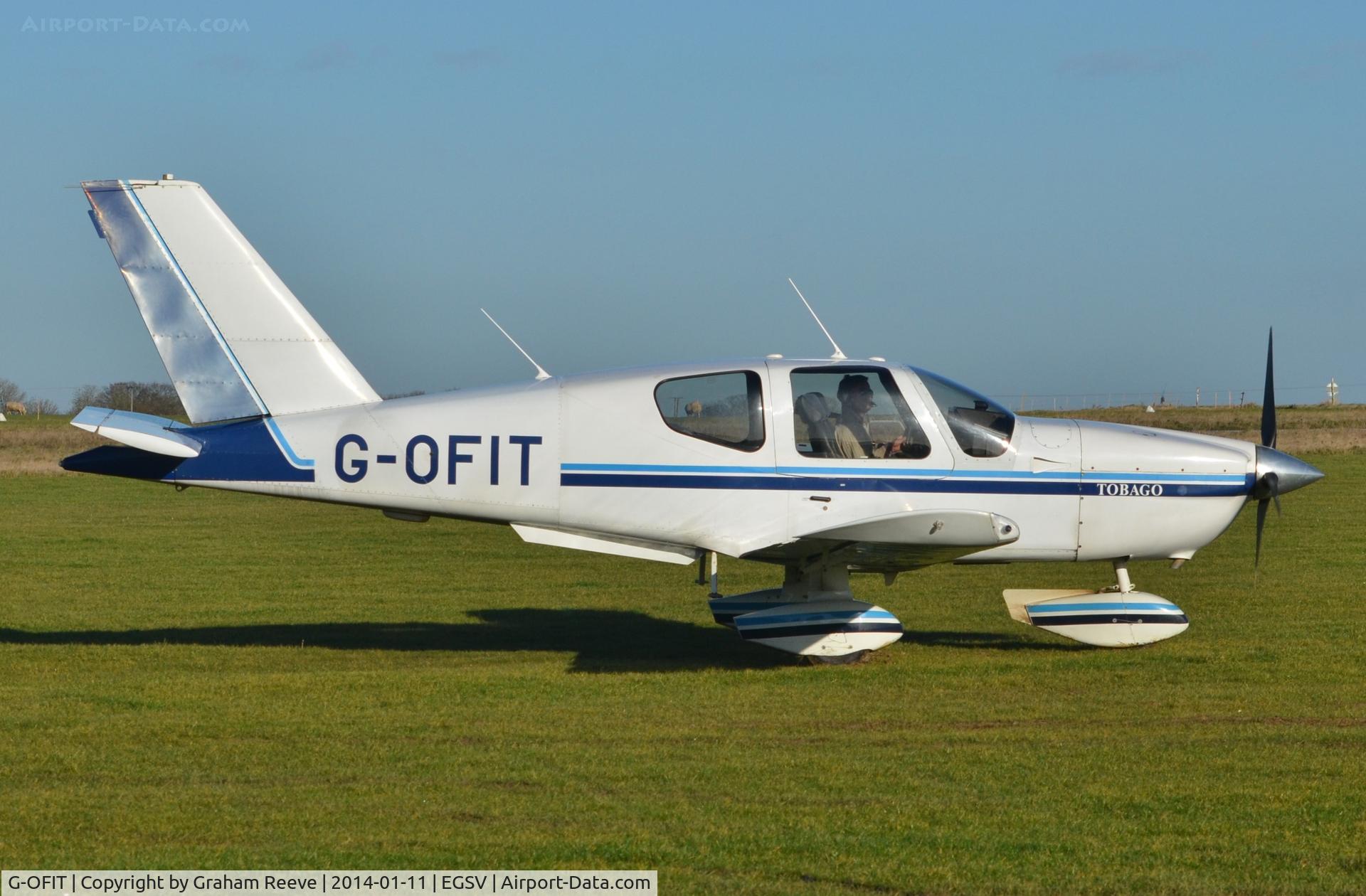 G-OFIT, 1989 Socata TB-10 Tobago C/N 938, Just landed.