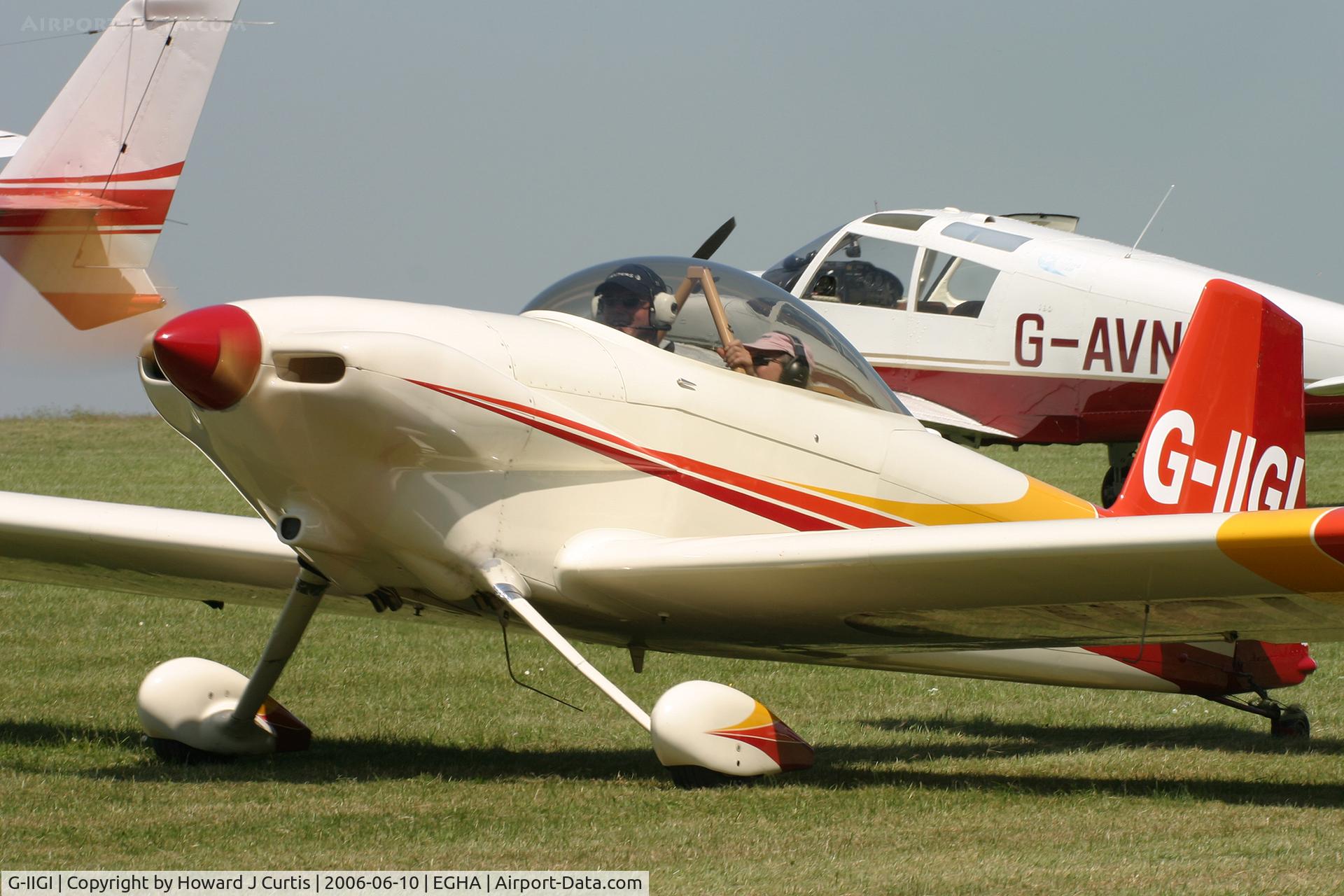 G-IIGI, 1987 Vans RV-4 C/N 381, At the Dorset Air Races.