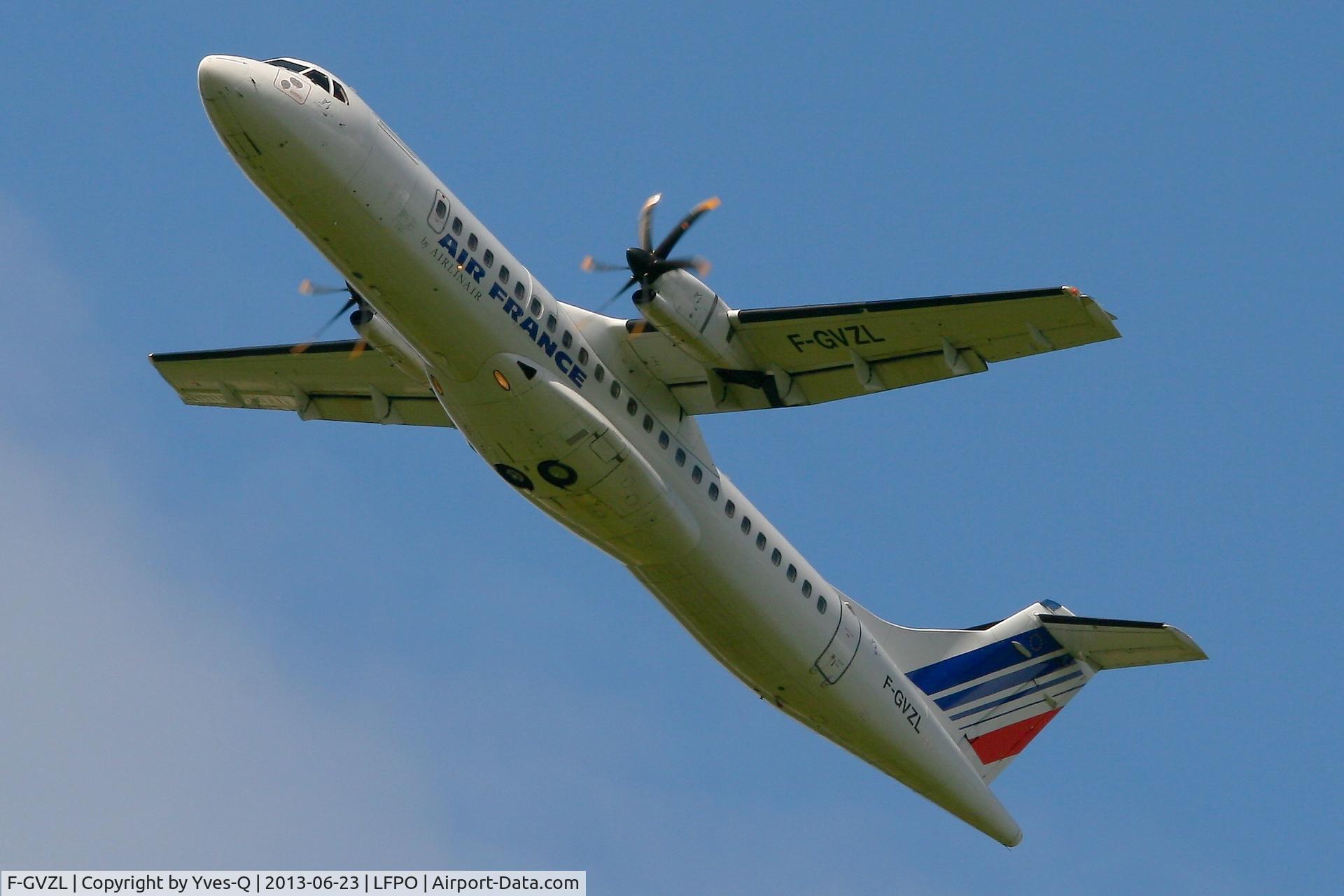 F-GVZL, 1998 ATR 72-212A C/N 553, ATR 72-212A, Take off Rwy 24, Paris-Orly Airport (LFPO-ORY)