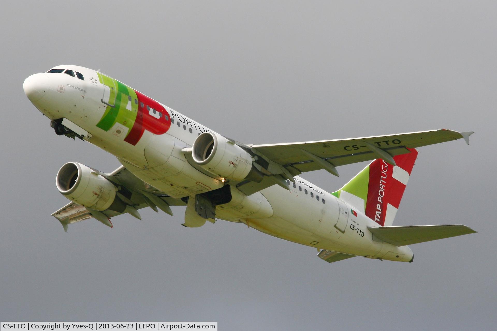 CS-TTO, 1999 Airbus A319-111 C/N 1127, Airbus A319-111, Take off Rwy 24, Paris-Orly Airport (LFPO-ORY)