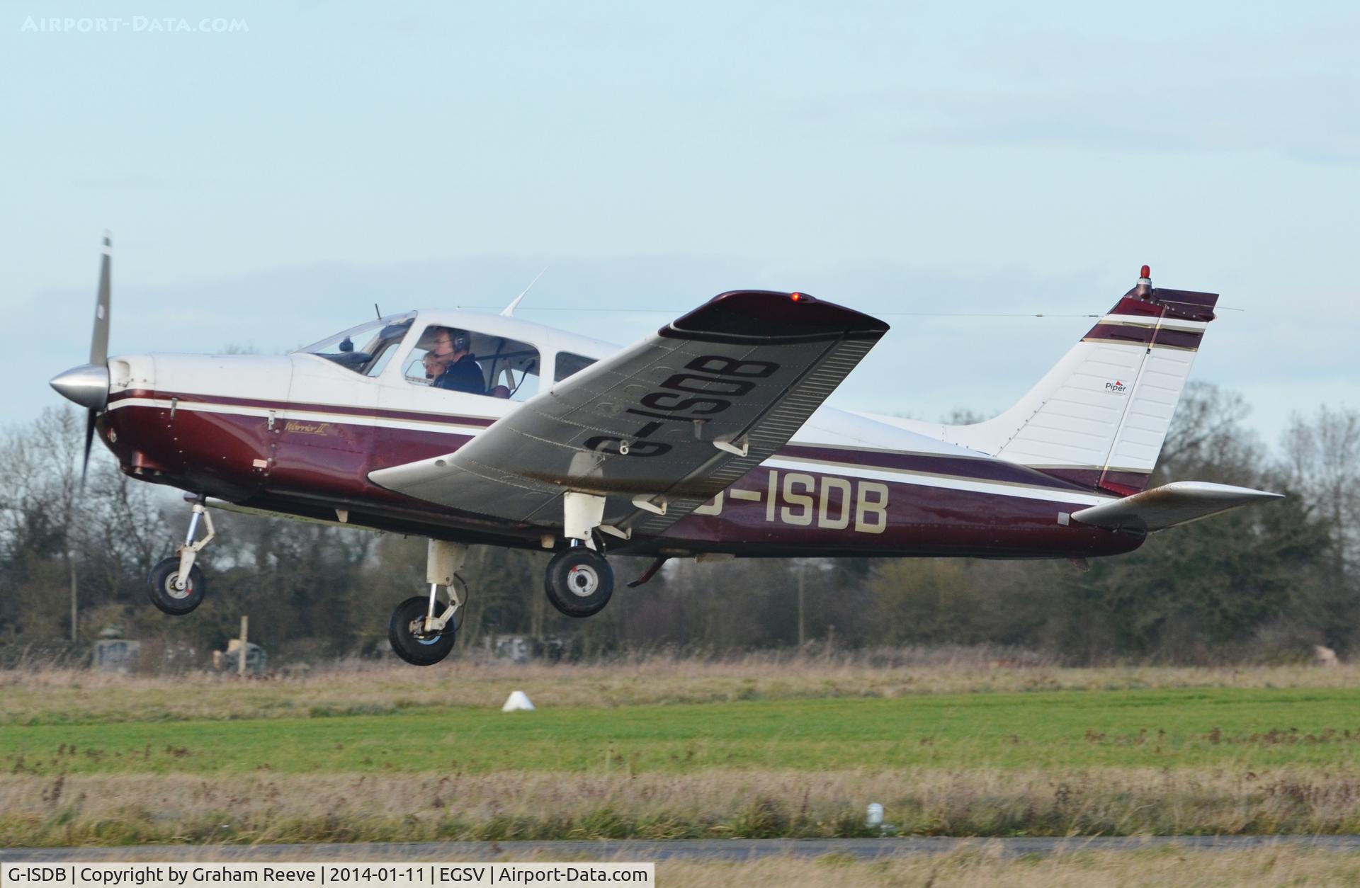 G-ISDB, 1977 Piper PA-28-161 Warrior II C/N 28-7716074, Just airbourne.