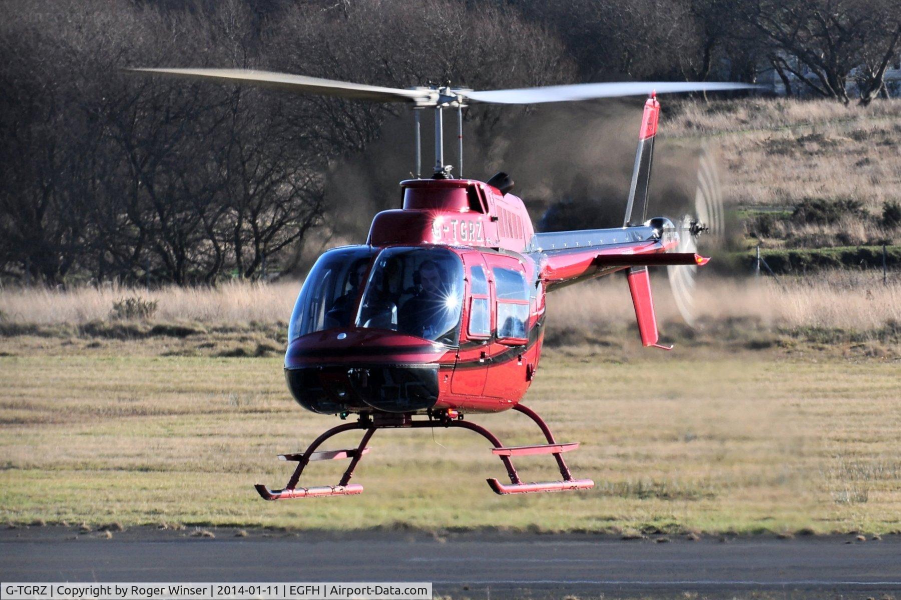 G-TGRZ, 1977 Bell 206B JetRanger II C/N 2288, Visiting Jet Ranger III operated by Tiger Helicopters.